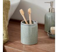 New Unique Green Reactive Glaze Toothbrush Holder, Keeps Toothbrushes Organised and Within Reach Practical and Stylish Bathroom Decor-M03 (Toothbrush Holder)