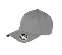 New Unisex Plain Grey Flexible Fit Flex Core Cotton Fitted Baseball Cap