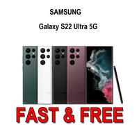 New Sealed Samsung Galaxy S22 Ultra 128/256/512GB SM-S908U Fully Unlocked 6.8 in