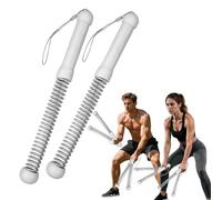 New Upgrade 2nd Generation Weighted Ropeless Battle Ropes for Home Gym,Quiet Cordless Training Rope Fitness Equipment for Women and Men,Portable Cordless Battle Rope for Home&Outdoors,2PCS(gray)