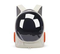 New Upgrade Cat Carrier Backpack, Expandable Pet Carrier with Bubble Window, Ventilation Design, Airline Approved for Small Medium Dogs Cats, Hands-Free Travel for Hiking Camping(B White)
