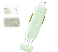 New Upgraded 3-in-1 Automatic Needle Threader, Seam Ripper & Magnetic Needle Box Quick Sewing Kit for Hand Sewing, Embroidery & Crafts