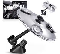 NEW UPGRADED Air Vent Drum Cymbal for Car with 6 Mini Cymbals, Fun Car Symbol Drum Easy Clip-On Cymbals for Cars Dashboard, Quirky Gift for Road Trips & Music Lovers Make Your Driving More Fun