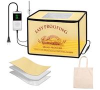 New Upgraded Bread Proofing Box, Windspeed Dough Proofing Box Temperature Control and Timer Controller Dough Proofer with Heater for Bread, Pizza and Yoghurt Making
