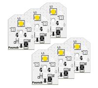 New Upgraded WR55X11132 GE Refrigerator Light Replacement Led Compatible WR55X25754 WR55X26486 WR55X30602 EAP12172918 4590213 AP6261806 PS12172918, No-Include Plastic Cover, Waterproof, 6PCS IN One