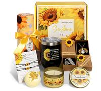 New Upgrades Sunflower Gifts for Women Birthday Unique Hamper, Hug In Box for Her, It Can Also be Given to Mum, Sisters, Bestie and Teachers