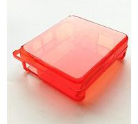New Upper and Lower lid Plastic Protective Cases for Nintendo GBA SP Gameboy Advance Sp Console-Clear Red