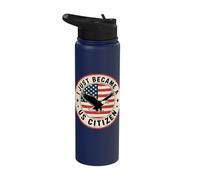 New US Citizen Immigrant Proud New American Stainless Steel Insulated Water Bottle