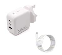 New USB-C 65W / 67W Ac Adapter Replacement For Xiaomi Mi Air Laptop UK Type-C Charger - with 1 x USB-C Cable - White