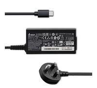 New USB-C AC Adapter Compatible with Dell Latitude 7200 2-In-1, Latitude 7210 2-in-1 Laptop 45W Charger Power Supply Type-C Adaptor 20V 2.25A PSU with UK Power Cord Quick Dispatch