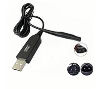 New USB Charger for Braun Shaver, 1M 5V to 12V Boost Shaver Charger | Built-in boost chip. Charges from any 5V USB port, no 12V adapter needed. For Braun Series 3,5,7,9 & Trimmer.2.5mm connector