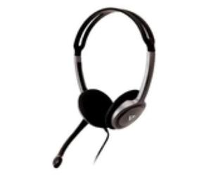 New V7 VSeven HA212 3.5MM Lightweight Stereo Headset with Microphone