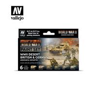 Vallejo VAL70208 Colours for Models and minatures, 17 ml (Pack of 6)