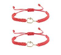 New valley warbler Handmade Pickleball Bracelet, Adjustable Woven Cord, Sports Jewelry Gift, Set of 2, Adjustable, Stone, Created Opal