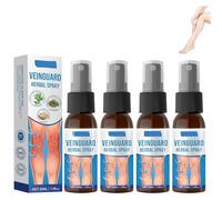 New Veinguard Herbal Spray,Professional Varicose Vein SoothingSpray,Natural Vein Healing Varicose Veins Treatment Sprays for Legs, Improve The Appearance (4 pcs)