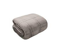 New Velour Velvet Weighted HeavyBlankets for Therapy Sensory Anxiety Autism Insomnia Stress Relief Heavy Blanket for Premium Great Sleep Comfortable Soft Relaxing Blanket (Silver, 125x150cm - 4kg)