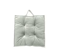 New Velvet Booster Cushions Super Soft Comfortable Polyester Filling Cushions Thick Seat Pads Adults Chair Armchair Garden Firm 45 cm Square Seat Pads with Supportive 10 cm Thickness (Duck Egg)