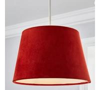 New Velvet Tapered Lamp Shade -Terracotta - The Shade Features A Classic Design with A Slight Tapered Edge, Perfect for Enhancing Any Home Decor-D01.