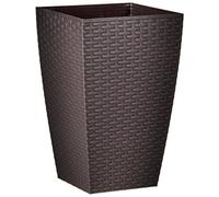 New Venice Rattan Effect Decorative Planter 45cm Perfect for growing flowers and plants in your home