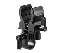 (New Version) SMALLRIG Shotgun Microphone Shock Mount - 1993B | Camera Microphones Support Adapter with Single 15mm Rod Clamp