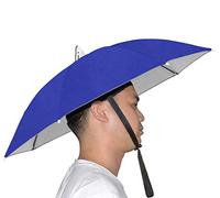 NEW-Vi Umbrella Hat, 25 inch Hands Free Umbrella Cap for Adults and Kids, Fishing Golf Gardening Sunshade Outdoor Headwear