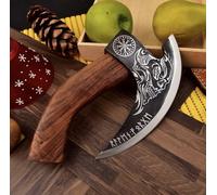 New Viking Pizza Cutter Axe Viking Hatchet Pizza Axe (Skull Head)