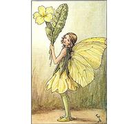 New Vintage Retro Metal Tin Sign Office Art The Primrose Fairy Flower Fairy Home Kitchen Bar Bedroom Living Room Wall Decor Plaque Signs 12X8Inch