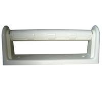 Whitefurze - Wall Mounted Kitchen Towel Roll Holder - Wall Mountable - Cream/Off White