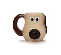 Half Moon Bay | Wallace & Gromit | Gromit Shaped Mug | 3D Ceramic Coffee & Tea Cup | Large 500ml Capacity | Official Aardman Merchandise | Novelty Collectible Everyday Gift