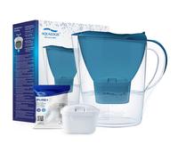 Aqualogis Harmony 2.6L Water Filter Fridge Jug with 3 Cartridges - Blue