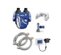 New Water Group Undersink Water Filter: BRITA Filter Head, BRITA Filter P1000, Filter Change Indicator (Digiflow Water Meter), Flex Hose, Angle Valve Adapter