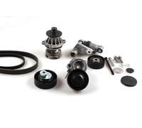 HEPU PK04721 Water Pump + V-Ribbed Belt Kit