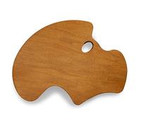 New Wave : Expressionist Confidant Wood Palette : Held in Left Hand
