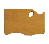 New Wave : Highland Finished Wood Palette : Held in Left Hand