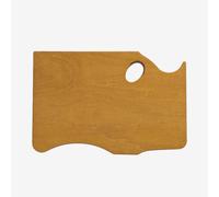 New Wave : Highland Finished Wood Palette : Held in Left Hand