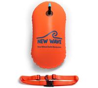 New Wave Swim Bubble For Open Water Swimmers and Triathletes, Orange