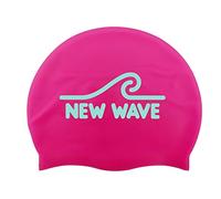 New Wave Swim Buoy Silicone Swim Cap (Pink)