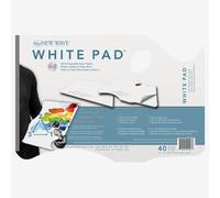 New Wave : White Pad Disposable Paper Palette : Hand Held