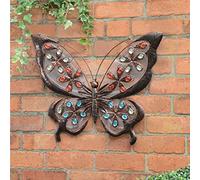 New Weatherproof Solar Butterfly Wall Art Creates a warm ambience to your garden.
