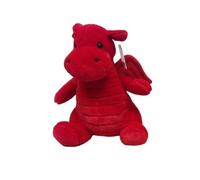 New Welsh Wales Supporter Souvenir Plush Teddy Red Dragon UK (Medium 25 cm)