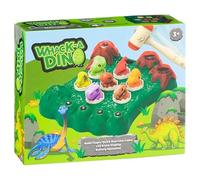 New|| Whack A Dino Multiplayer Quick Reaction Game with LED Score Display for Kids | Dinosaur Hit & Reaction Game | Interactive Family Play Activity | Fun Indoor Birthday Gift Toy for Boys & Girls.