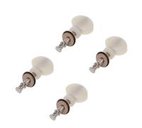New White 4Pcs Ukulele Strings Tuning Pegs Pin Machines Tuners Friction Ukelele