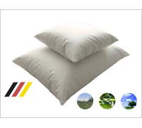 New White Down Feather Pillow Cushion, Cotton Cover, OEKO-TEX 60 Washable