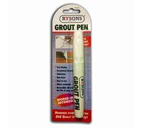 New White Grout Pen for Restoring Bathroom Grout Joints, British Made, Fast Drying, Easy to Use, Water Resistant, Non-Toxic for Pets, Permanent Formula,