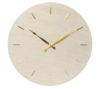 New White Stylish Metal Outdoor Wall Clock 50cm - Marble Effect Large Garden Clock, Durable & Weather Resistant Garden Feature Clock for Indoor & Outdoor Use -A41