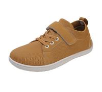 New Wide Last Wide Toe Shoes Leisure Sports Running Shoes Non Wear Comfortable Rope Skipping Walking Shoes Child Shoes Size 4 Boy (Brown, 7.5 Toddler)