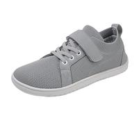 New Wide Last Wide Toe Shoes Leisure Sports Running Shoes Non Wear Comfortable Rope Skipping Walking Shoes Child Shoes Size 4 Boy (Grey, 12.5 Little Child)
