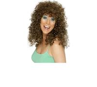 Smiffys Boogie Babe Wig, Brown