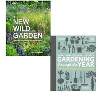 New Wild Garden By Ian Hodgson & RHS Gardening Through the Year By Ian Spence 2 Books Collection Set