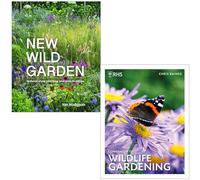 New Wild Garden Natural-style planting and practicalities By Ian Hodgson & RHS Companion To Wildlife Gardening By Chris Baines 2 Books Collection Set